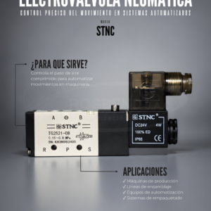 Electroválvula Neumática Stnc