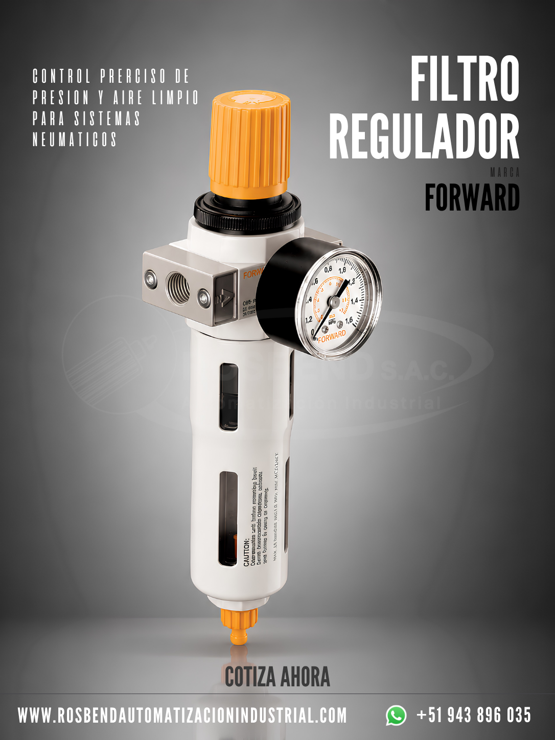 Filtro Regulador FORWARD