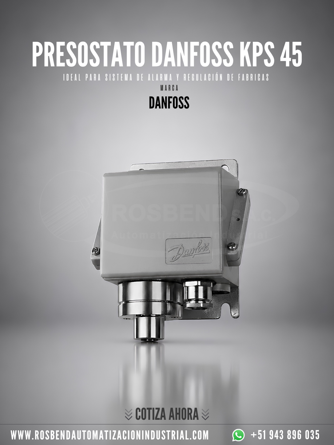 Presostato Danfoss Kps 45