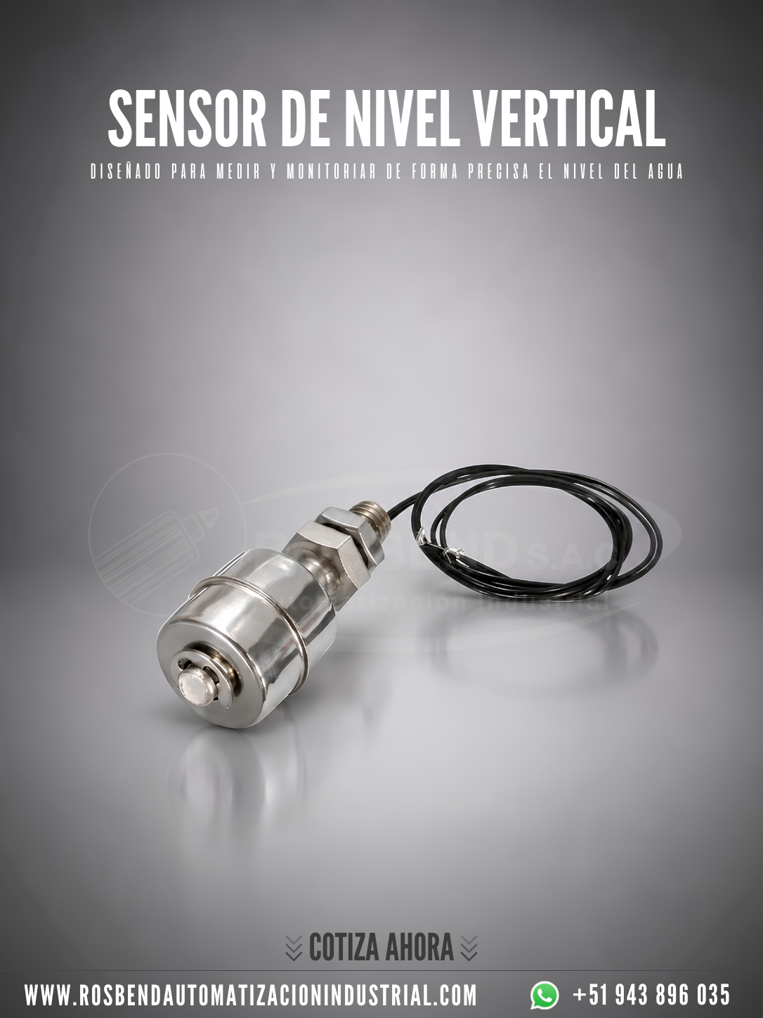 Sensor De Nivel Vertical