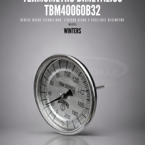 Termómetro bimetálico TBM40060B32