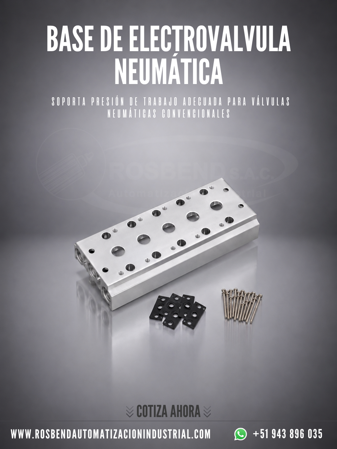 Base De Electroválvulas Neumáticas