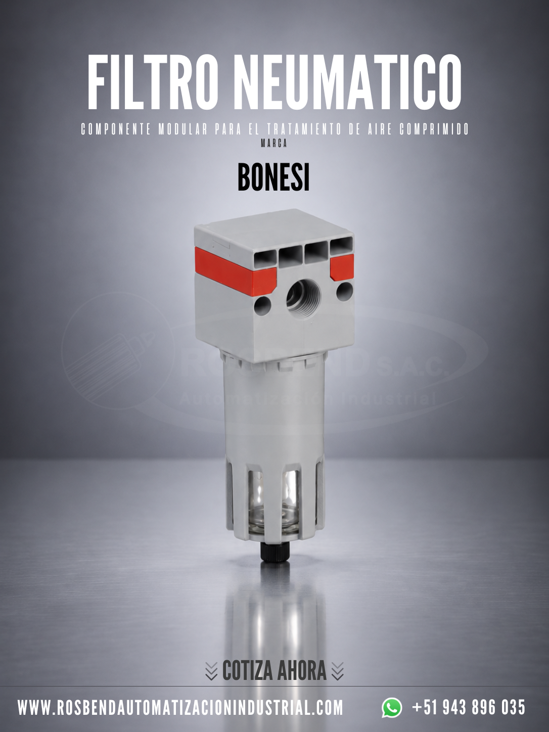 Filtro Neumático Bonesi AS-F